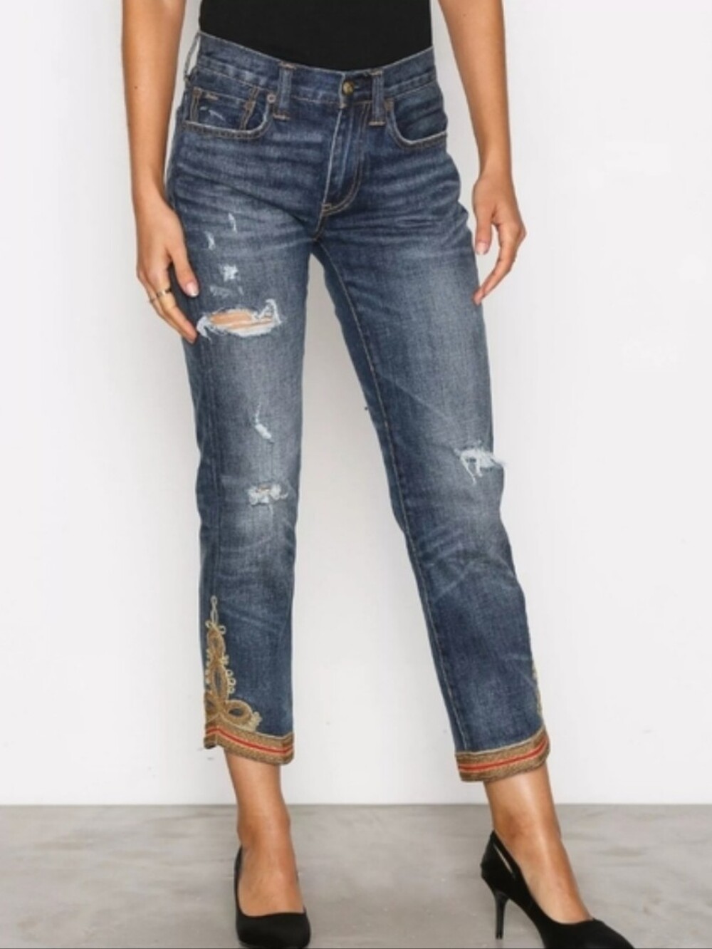 Polo Ralph Lauren The Waverly Straight Crop Jeans
